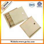 12色3.5“原木色铅笔入木盒(HY-P056)