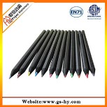 7" black wood color pencil