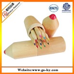 12pcs 3.5inch color pencil in wooden box