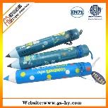 专业生产铅笔形状PVC笔筒 多功能圆筒笔袋
