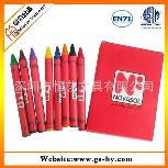 儿童蜡笔文具 油画棒 8色彩色蜡笔 安全环保无毒 美术用品批发
