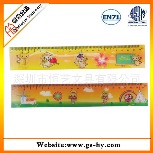 【新款尺子】20cm 3d可弯曲的尺子 图案可变换的尺子 塑料软尺