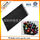 厂家生产黑木水晶铅笔 亚克力钻HB铅笔 高档促销礼品铅笔
