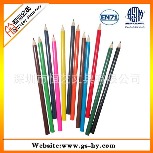 散装木质彩色铅笔 20色彩色绘画铅笔 儿童涂鸦铅笔