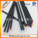 [恒艺文具]批发黑木HB铅笔 水晶铅笔 促销笔 高档铅笔定制