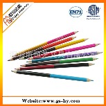 新款铅笔 礼品两色铅笔 油漆圆杆铅笔 可定做的铅笔 LOGO铅笔