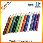 深圳文具 特殊规格1公分铅笔 粗彩色绘画铅笔 迷你铅笔 批发铅笔