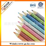 全网超低价铅笔 7英寸沾顶削尖韩版金葱彩色铅笔  高质量闪光铅笔