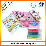 可爱米奇PVC袋儿童文具组合礼品套装 高档文具礼包 定制儿童文具
