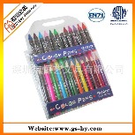 【恒艺文具】水彩笔和彩色铅笔多色文具绘画套装 PVC袋装环保文具