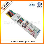 小孩子涂鸦本子套装 彩色铅笔加填色本组合套装 可爱卡通文具