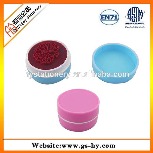Mini round shape self inking stamp for kids