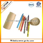 With cowhide paper tube filled with paper tube with high lighter crayons