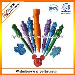 Cartoon pattern animal crayons