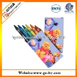 Cute animal pattern plastic crayons container