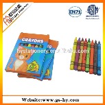 non-toxic 8pcs custom packing color wax crayons