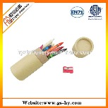 kids custom paper tube promotion crayon colors