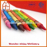 Kid''s gift 6/12 colors cheap drawing wax crayon in bulk