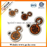 Die cut shape funny erasers for kids