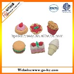 Animal erasers with movable legs